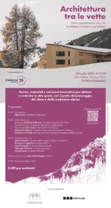 VENETO ECONOMY - Architettura tra le vette - l'evento